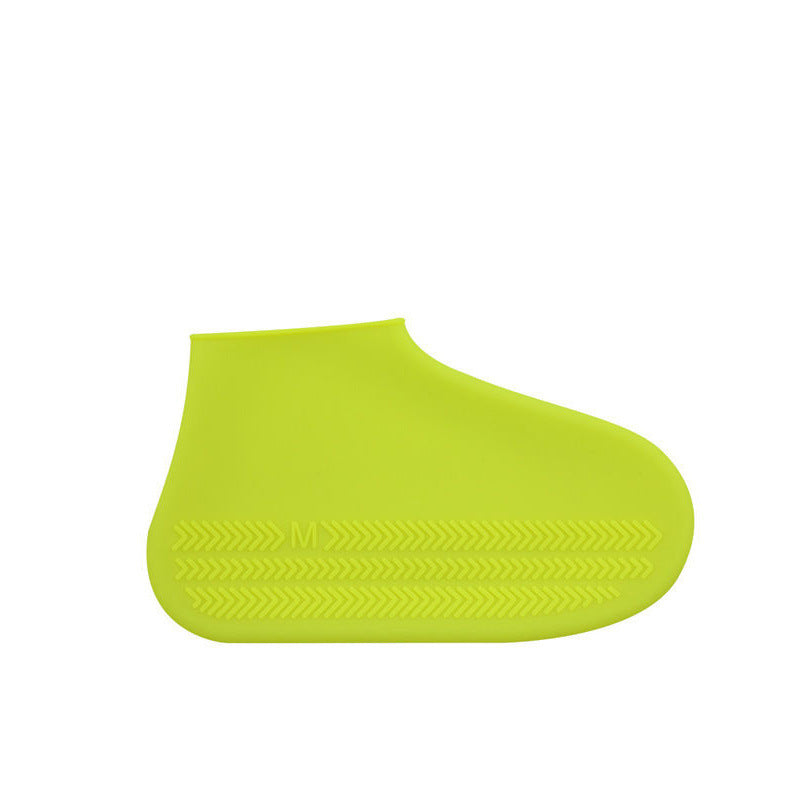 Rain Shoe Covers for Men and Women with Silicone Waterproof, Anti Slip, and Wear-Resistant Soles for Children's Rain Boots