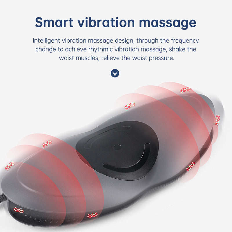 Waist Massage Lumbar Traction Inflatable Hot Compress Back Cervical Stretcher Massage Air Pressure Reduce Relief Pain