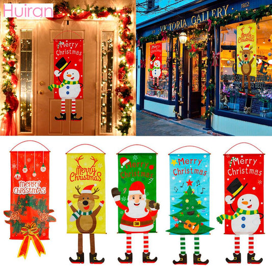 Garland Merry Christmas Decor for Home Cristmas Decor Navidad Christma Ornaments Christmas Door Xmas Happy New Year