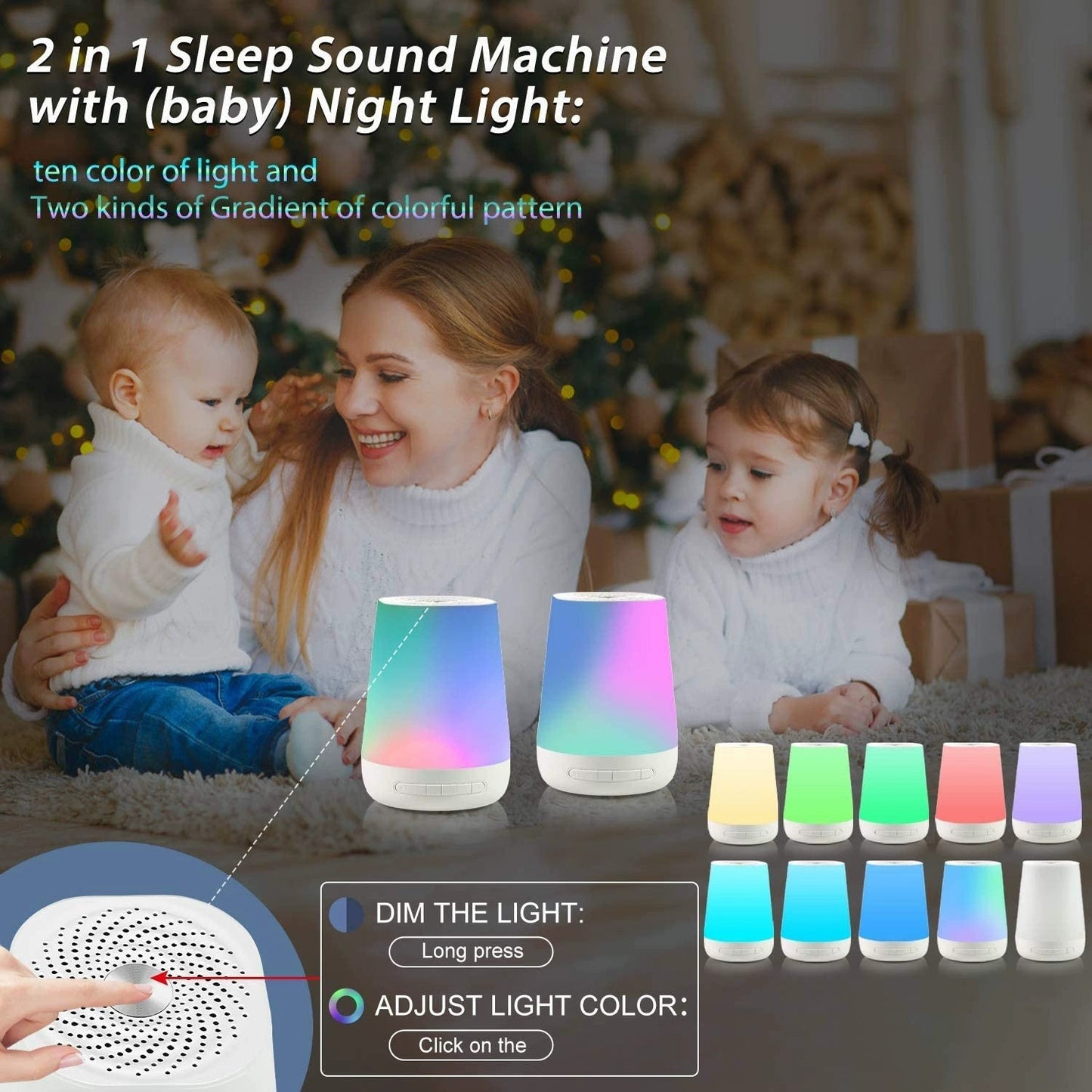 Popular Sleep Aid Children's Touch Night Light Sleep Aid Home White Noise Graffiti Intelligent Sleep Aid