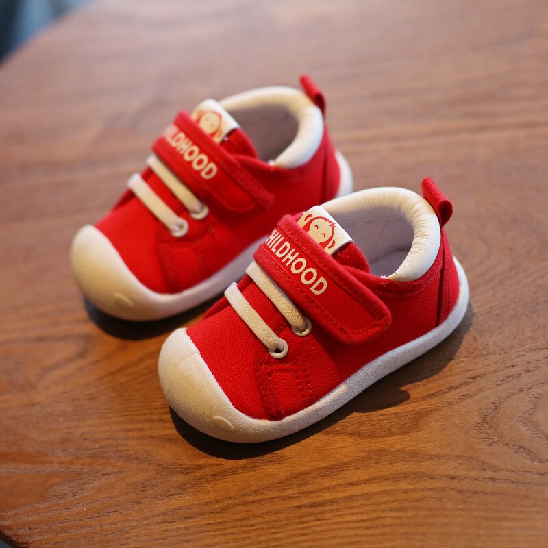 Spring Infant Toddler Shoes Girls Boys Casual Canvas Shoes Soft Bottom Comfortable Non-slip Kid Baby First Walkers Shoes