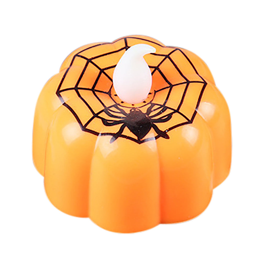 Halloween Pumpkin Light Flickering LED Light Flameless Candle Special Party Home