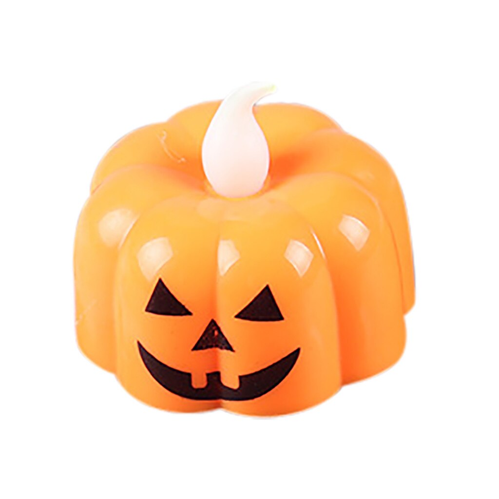 Halloween Pumpkin Light Flickering LED Light Flameless Candle Special Party Home