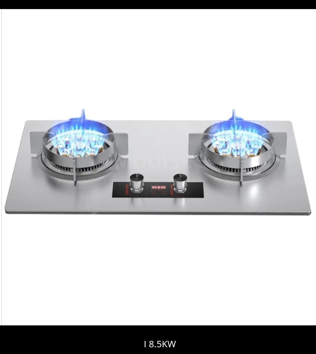 8.5Kw Gas Stove Dual Stove Household Embedded Natural Gas Liquefied Gas Timing Stove Fierce Fire Stove Desktop Dual-Use Kitchen