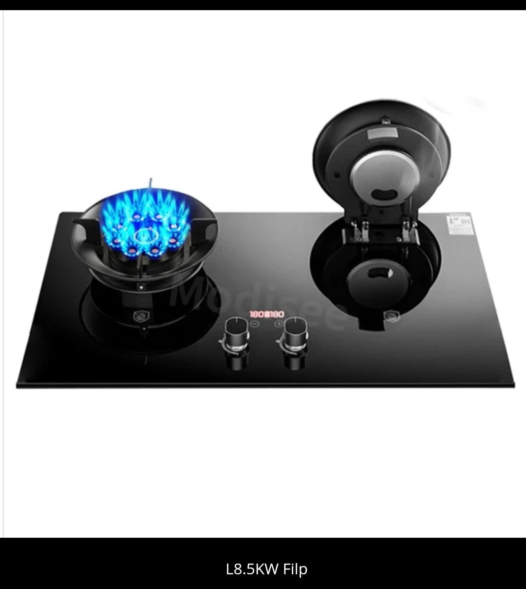 8.5Kw Gas Stove Dual Stove Household Embedded Natural Gas Liquefied Gas Timing Stove Fierce Fire Stove Desktop Dual-Use Kitchen