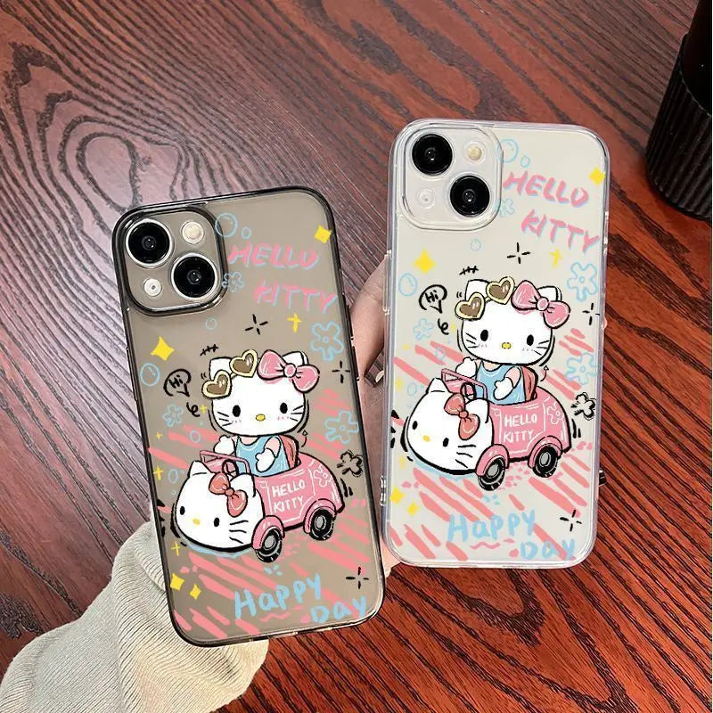 TR39 hello kitty Soft Case for iPhone 16 15 14 Plus 13 Mini12 11 Pro X XS Max XR 8 7 6 6S 5 5S SE