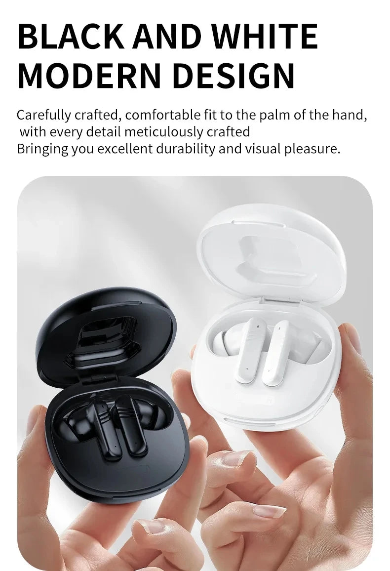 Wireless Headphones ANC Noise Cancelling Bluetooth 5.4 Earphone Sports In-Ear Earbuds ENC Gaming Headset For Motorola Edge 40 Ne