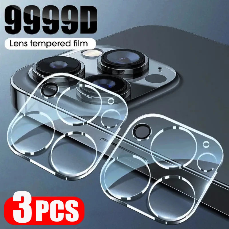 3PCS Lens Protector Camera Glass For Aaple Iphone 15 14 Plus 13 12 11 Pro Max Mini phone Accessories Film i15 i14 i13 i12 i11