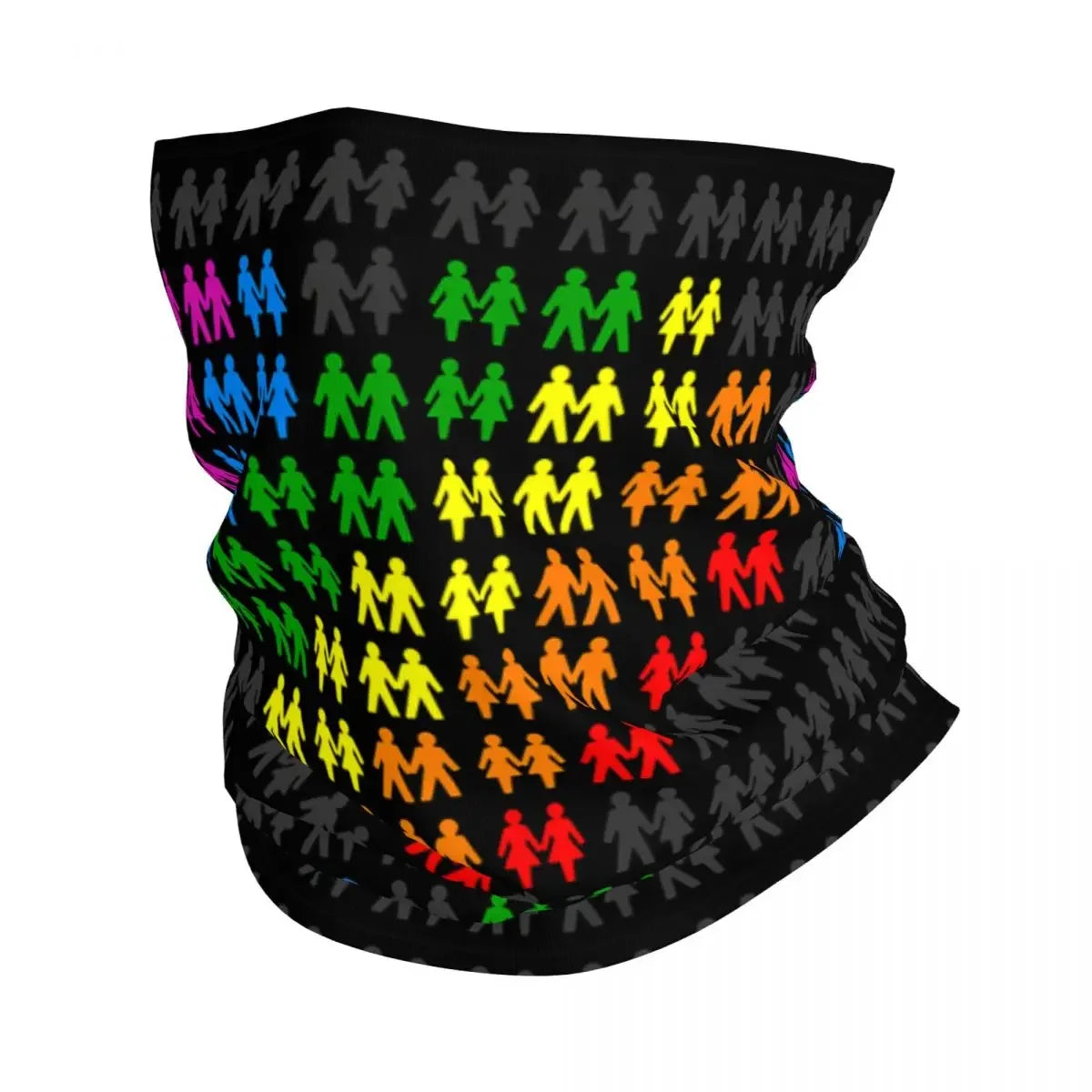 Gay Bear Paw Flag GLBT Bandana Neck Gaiter for Hiking Running Men Women Wrap Scarf LGBT Lesbian Headband Warmer