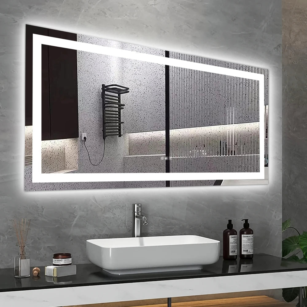 Bedroom Salon Beauty Table Diamond Vanity Light Up Mirror for Makeup LED Crystal Mirror Light with Dimmable Lights