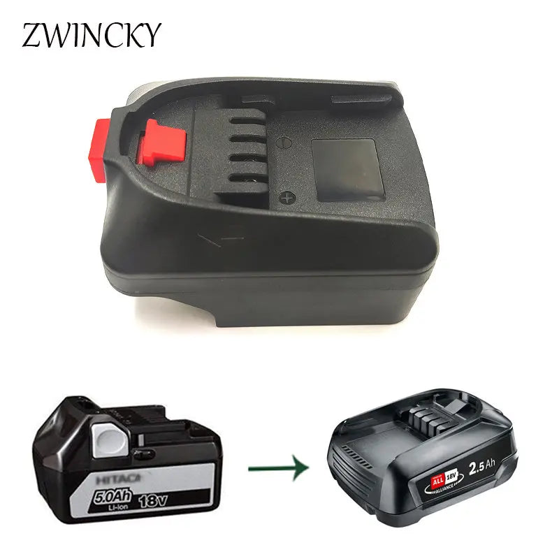 ZWINCKY Battery Adapter For Hitachi /Hikoki 18V Battery Converter to For Bosch PBA 18V Li-ion Battery Power Tools Use BSL1815