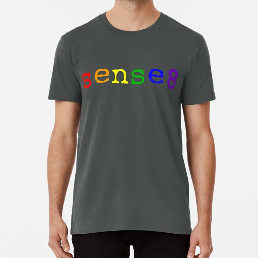 Rainbow Sense8 Logo T Shirt Sense8 Sensate Rainbow Logo Lgbt Lgbtq Gay Queer