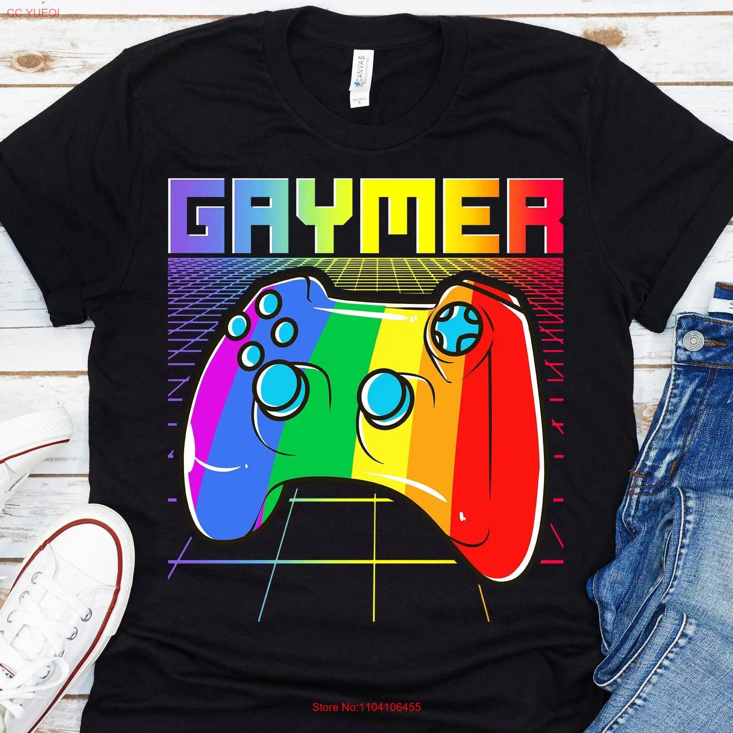 Gaymer T Shirt Gay Pride LGBT LGBTQ Ally Equality long or short sleeves